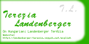 terezia landenberger business card